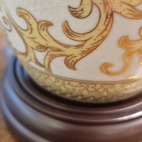 Elstead GOLD-THISTLE-TL - Stolná lampa GOLDTHISTLE 1xE27/60W/230V