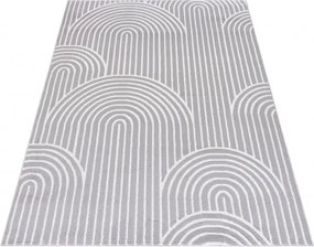 Koberec ELLEN NG81A sivý / biely