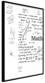 Artgeist Plagát - Math [Poster] Veľkosť: 30x45, Verzia: Čierny rám