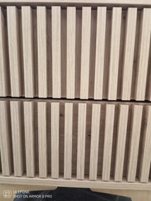 AKCIA Nočný stolík ENTSIAN 40x40cm, dub artisan II. akosť