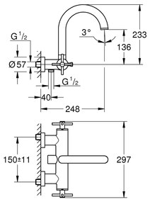 GROHE Atrio - Vaňová batéria, Warm Sunset 25010DA3