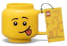 Žltý keramický detský hrnček 530 ml Head - LEGO®