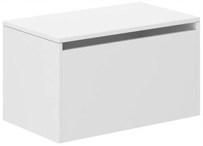 Detský úložný box biely 40x40x69 cm