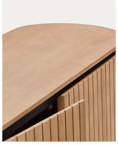 Nízka komoda z mangového dreva v prírodnej farbe 120x80 cm Licia – Kave Home