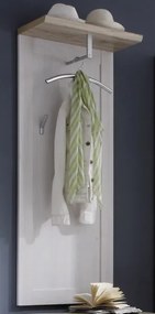 Vešiakový panel Romance, smrekovec/dub