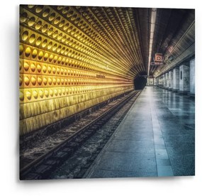 Sablio Obraz Pražské metro - 50x50 cm