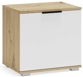 Botník Walker 50 cm, dub artisan / biela