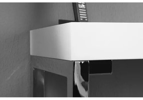 PC/Toaletný - stolík 16714 120cm Biely vysoký lesk  - Komfort-nábytok
