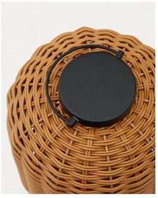 LED stmievateľná stolová lampa v prírodnej farbe (výška 37 cm) Saranella – Kave Home