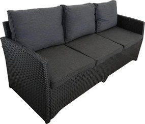 Veľká rodinná záhradná súprava Avenberg AMICO čierna/antracitová