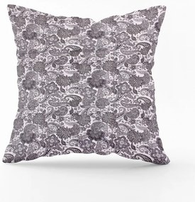 Bavlnená obliečka na vankúš - sivá Veľkost obliečok: 40 x 40 cm, Zapínanie: Gombíky