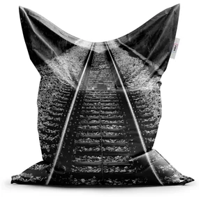 Sablio Sedací vak Koľajnice - 150x100 cm