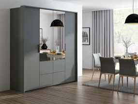 Skriňa so zrkadlom Neiba 208, Farby: biely