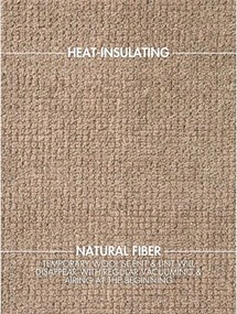 Béžový ručne tkaný vlnený koberec 160x230 cm Greenwich – Ted Baker