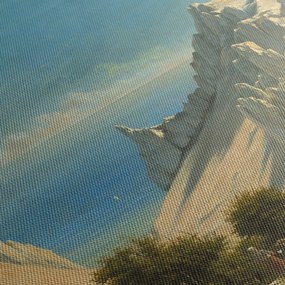 Obraz - Georg Emil Libert, View of Sommerspiret, the Cliffs of Møn, reprodukcia (90x60 cm)