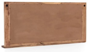 furniture-nabytek.cz - Masívna súprava nábytku do kúpeľne Auckland II z akácie, lakovaná, hnedá