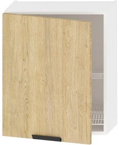Kuchynská skrinka Denis w60su alu dub london/biela