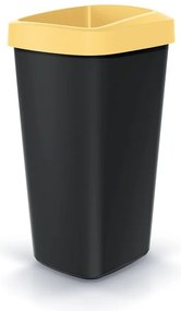 Set košov na triedený odpad, hranaté, 3 x 25 l, farebná