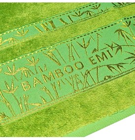 Uterák bamboo zelený 50x100 cm EMI