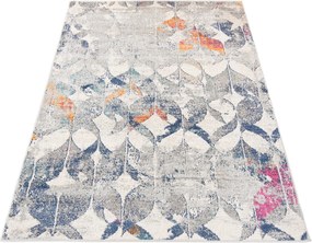 TA Koberec A021A SIVÁ/BIELA DENVER FAA Rozmer: 200x200 cm