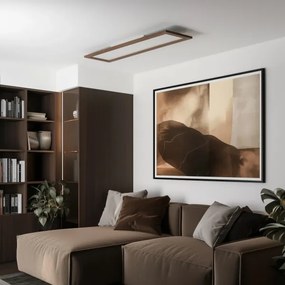Brilagi - LED Stmievateľné svietidlo SLIMFRAME WOOD LED/58W/230V 124x34 cm + DO