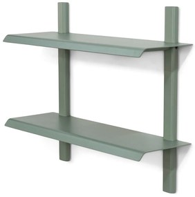 Zeleno-sivá poschodová kovová polica 60 cm Hola – Spinder Design
