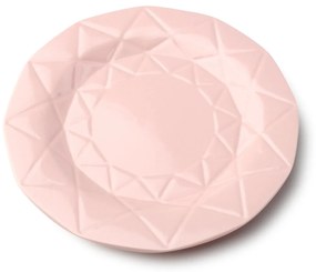 Porcelánový tanier Adel, (fi) 24 cm, ružová