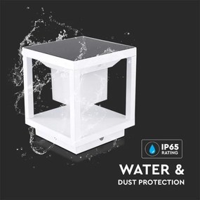 LED Solárne svietidlo so senzorom LED/2W/5,5V 3000K IP65 2600 mAh biela