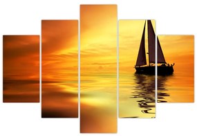 Obraz plachetnica na mori