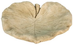 Cementové náustok pre vtáčiky v tvare leknínového listu - 22*22*6 cm