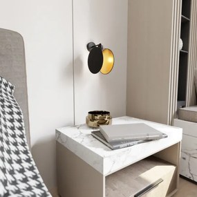 Nástenná lampa MOTIF 1xE27/15W/230V čierna