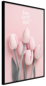 Artgeist Plagát - Six Tulips [Poster] Veľkosť: 20x30, Verzia: Čierny rám s passe-partout