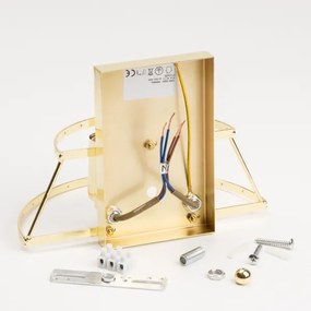 Brilagi - LED Krištáľové nástenné svietidlo MOZART 2xE14/40W/230V zlatá