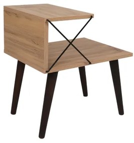 Nočný stolík CROSS 55x50 cm hnedá