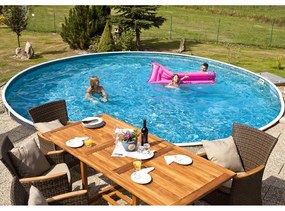 Bazén s pevnou konštrukciou ø 366 cm hĺbka 122 cm Orlando – Marimex