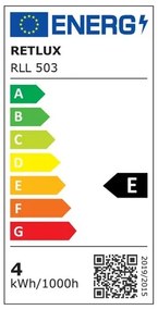 Retlux RLL 503 Lineárne LED svietidlo s trubicou T5 studená biela, 31,3 cm