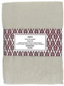Záclona na šnurovanie AQUA polyester béžová 140x160 Merkury Home
