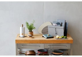 Antracitový stojan na papierové utierky ø 13 cm Hippo – LIND DNA