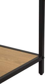 Noela Knižnica regál asymetrická ARCANA 185x114 prírodná