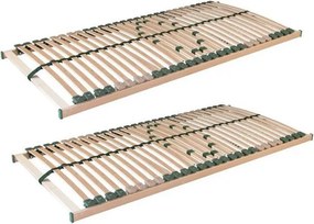 ECOMATRACE PEVNÝ LAMELOVÝ ROŠT PORTOFLEX 1+1 Rozmery 90x200