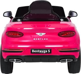 Elektrické autíčko Bentley Bentayga S ružové