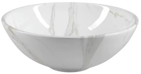 Sapho - Umývadlo na dosku DALMA pr. 42 cm keramika/Carrara/biela