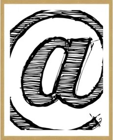 Rámovaný obraz Zavináč, 40x50 cm%