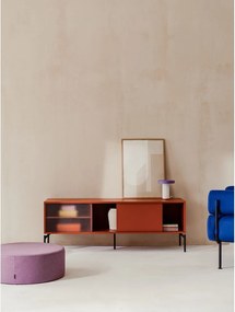 TV stolík v terakotovej farbe 160x60x42 cm Met – noo.ma