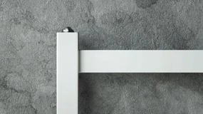 Regnis DEX, Vykurovacie teleso 300x1780mm, 612W, čierna matná, DEX180/30/BLACK