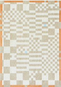 Umývateľný žakárový koberec do interiéru/exteriéru Chess