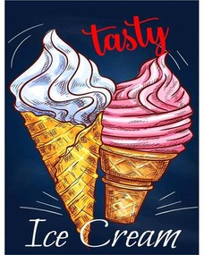 Ceduľa Restaurant Menu - Ice Cream Tasty