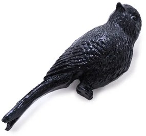 Dekorácia na kvetináč KOLIBRÍK čierna