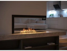 InFire - Rohový BIO krb 100x50 cm 3kW obojstranný