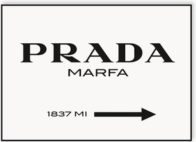 Zarámovaný plagát Prada